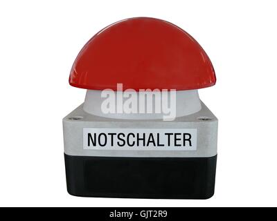 emergency switch protect Stock Photo