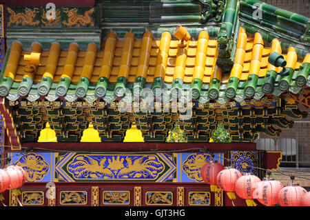 Mazu Miao Temple in Yokohama, Japan Stock Photo