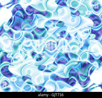 blue liquid science Stock Photo