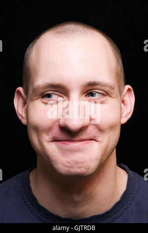 young man look away Stock Photo