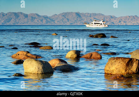 egypt salt water sea Stock Photo