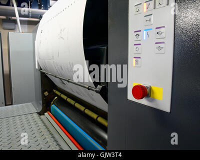 printer control press Stock Photo