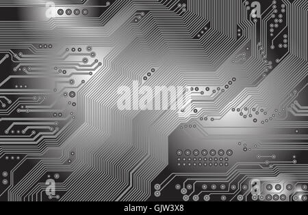 industry technology circuit Stock Photo