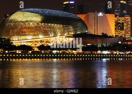 singapore hall glass Stock Photo