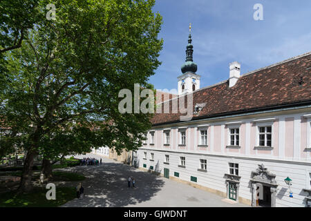 Heiligenkreuz: Heiligenkreuz Monastery: Collegiate Church, Austria, Niederösterreich, Lower Austria, Wienerwald, Vienna Woods Stock Photo