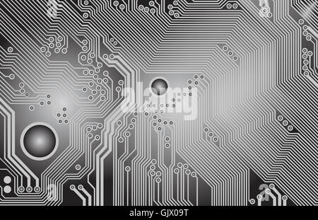 electronics industry circuit Stock Photo