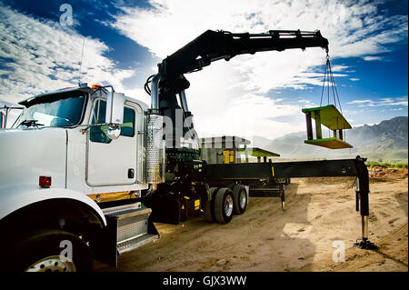 industry wagon construction Stock Photo