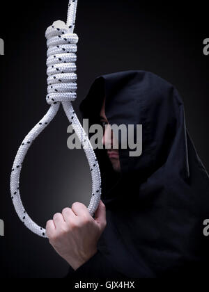 death hood rope Stock Photo