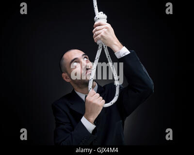 death suicide rope Stock Photo