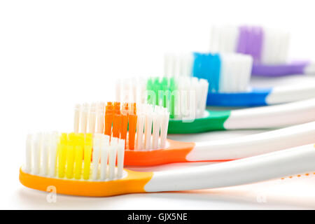 tooth brush toothbrushes Stock Photo
