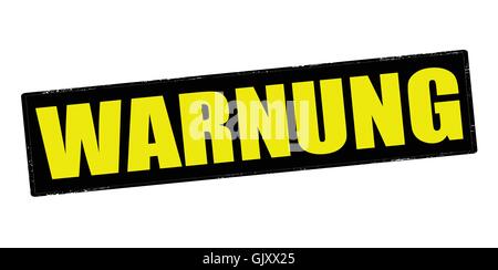 Warning Stock Vector