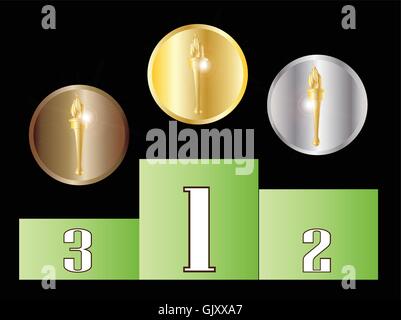 Podium Stock Vector
