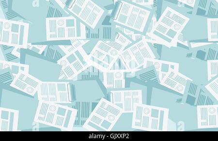 Stack of papers Stock Vector