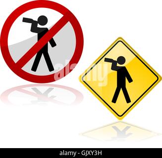 Drinking signs Stock Vector