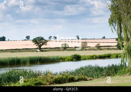 Countryside landscape in rural English countryside Stock Photo