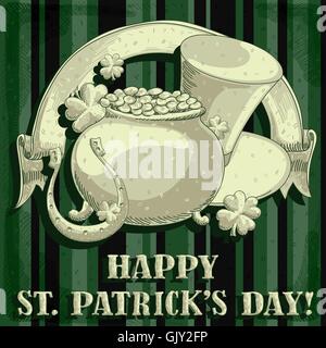 Patrick background Stock Vector