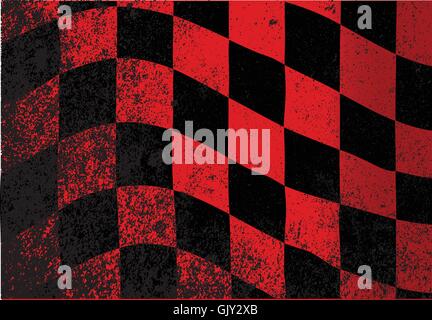 Dirty Chequered Flag Stock Vector