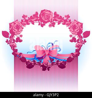 background with bow Stock Vector