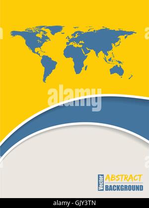 Corporate brochure background design Stock Vector
