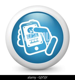 Video phone Stock Vector