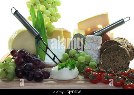 cheese assortment Stock Photo