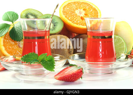 fruit tea Stock Photo