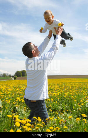 son daddies fathers Stock Photo