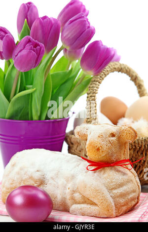 easter cake pie Stock Photo