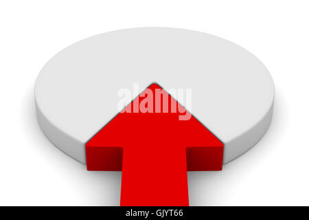 financial diagramme on white background. Isolated 3D image Stock Photo ...