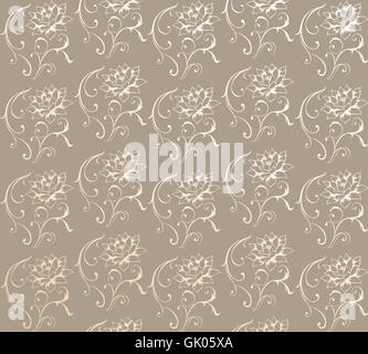 flower plant pattern Stock Photo