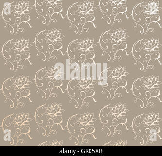 flower plant pattern Stock Photo