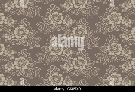 flower plant pattern Stock Photo