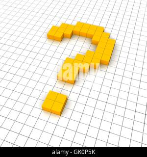 mark query asked Stock Photo
