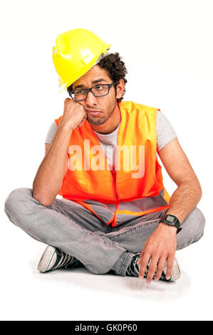 worker frustrated Stock Photo