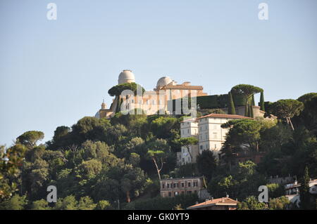 castel gandolfo,the summer residence of the pope Stock Photo