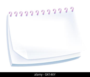 note memo business dealings Stock Photo
