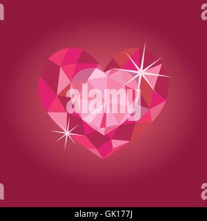 Polished crystal rock Stock Vector Images - Alamy