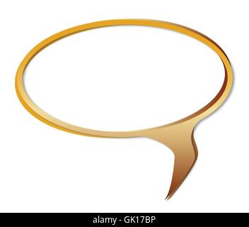 Blank Speech Bubble Stock Vector