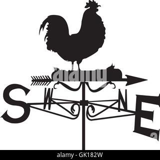Weather Vane Stock Vector