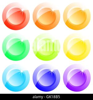 buttons Stock Vector