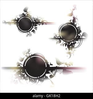 floral set Stock Vector