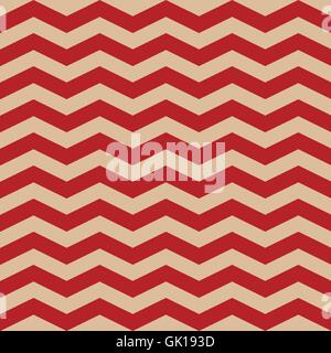 Seamless  ZigZag Chevron Pattern. Red and white vector background. Stock Vector