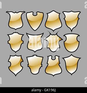 medieval set Stock Vector