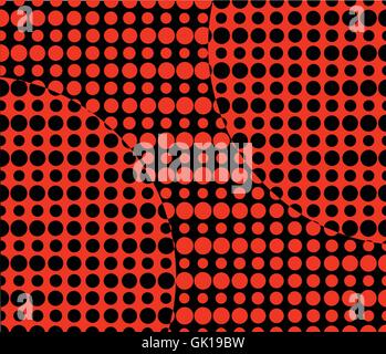 Red and Black Background Stock Vector