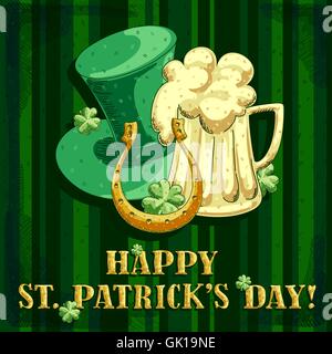 Patrick background Stock Vector