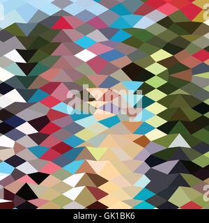 Multi Color Abstract Low Polygon Background Stock Vector