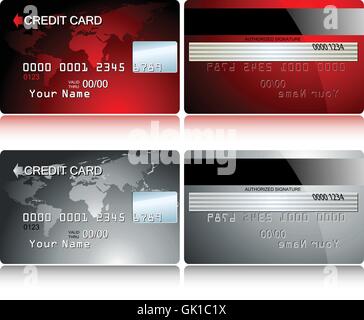 card credit Stock Vector
