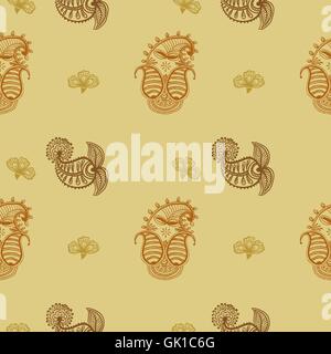 ethnic seamless pattern. Indian ornament, kaleidoscopic flora pattern, mandala. range Stock Vector