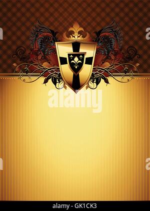 ornate frame Stock Vector