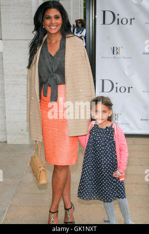 The fashion designer Rachel Roy  rumoured to have had an affair with Jay Z  photographed through the years  Featuring: Rachel Roy, daughter Tallulah Dash Where: Manhattan, New York, United States When: 25 Apr 2016 Stock Photo